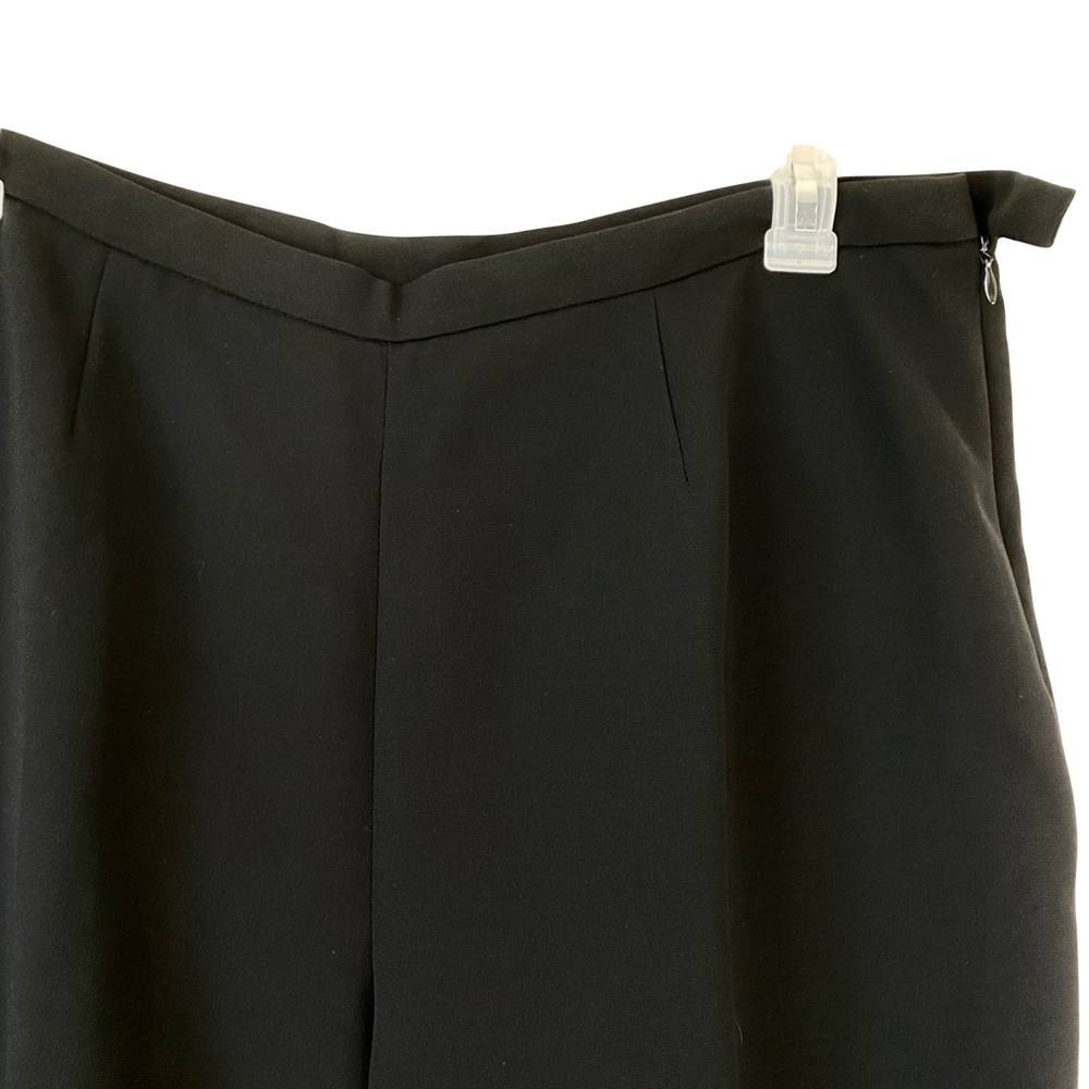 Le Suit Separate Dress Slacks Black Polyester Fully Lined Size 16 - Picture 5 of 12